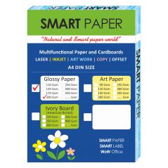 Gecoat papier, A4-formaat, 200 gram dikte