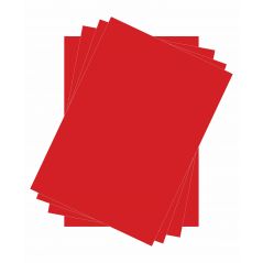 Rood Luxe Karton - A4 Formaat en 35x50 cm formaat