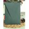 14x20 Cm - Vertical Envelope with Triangle Flap - Dark Green Envelope