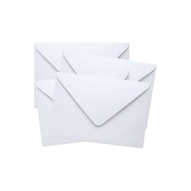 Enveloppe Gommée, Papier Blanc 110 Gr