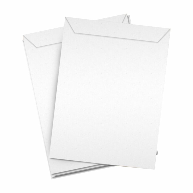 21x28 Cm, White Paper, 110 Gr Envelope, Self Seal